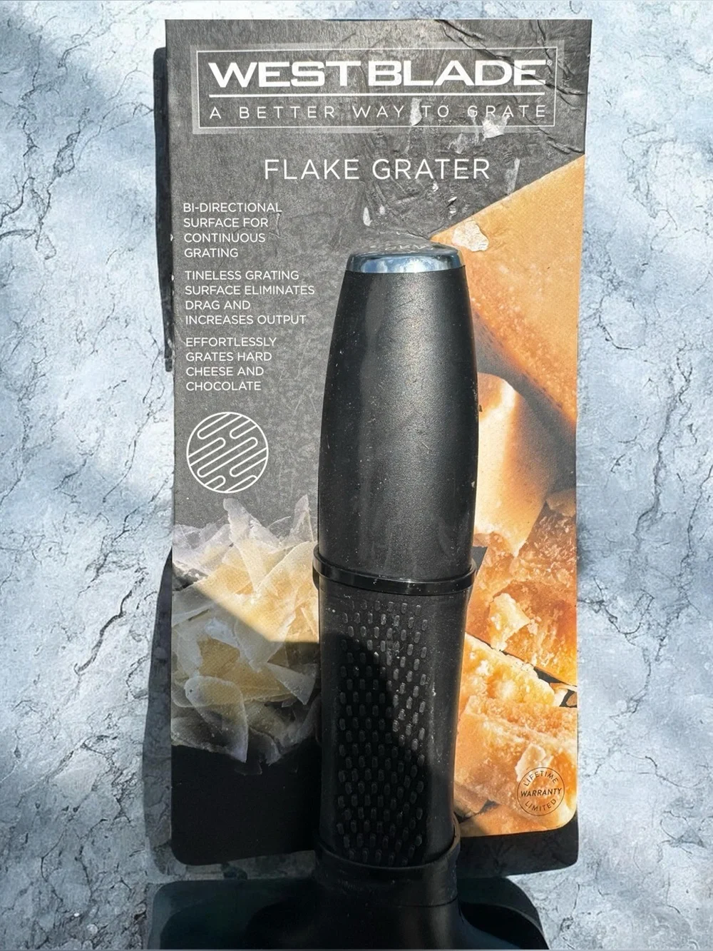 West Blade Coarse Citrus Zester & Flake Grater